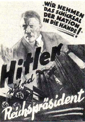 Hitler Oculto: Octava Legislatura Reichspresident